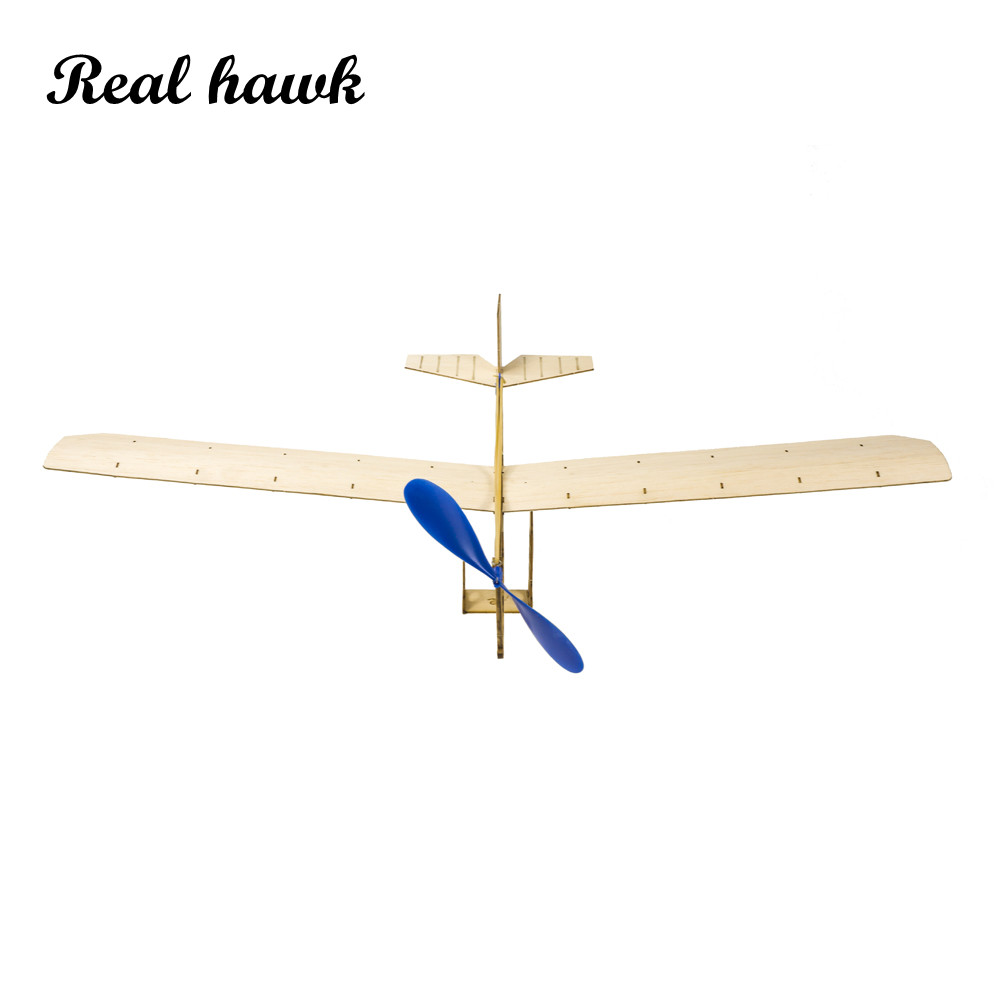 Model Kit Airplane - Kit aereo alimentato con elastico STEM,