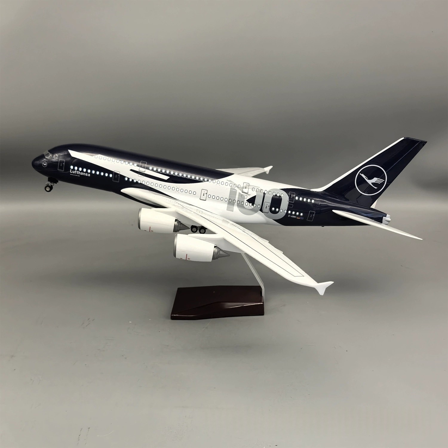Model Kit Airplane - Nuovo Modellino in Resina dell'Aereo Lufthansa