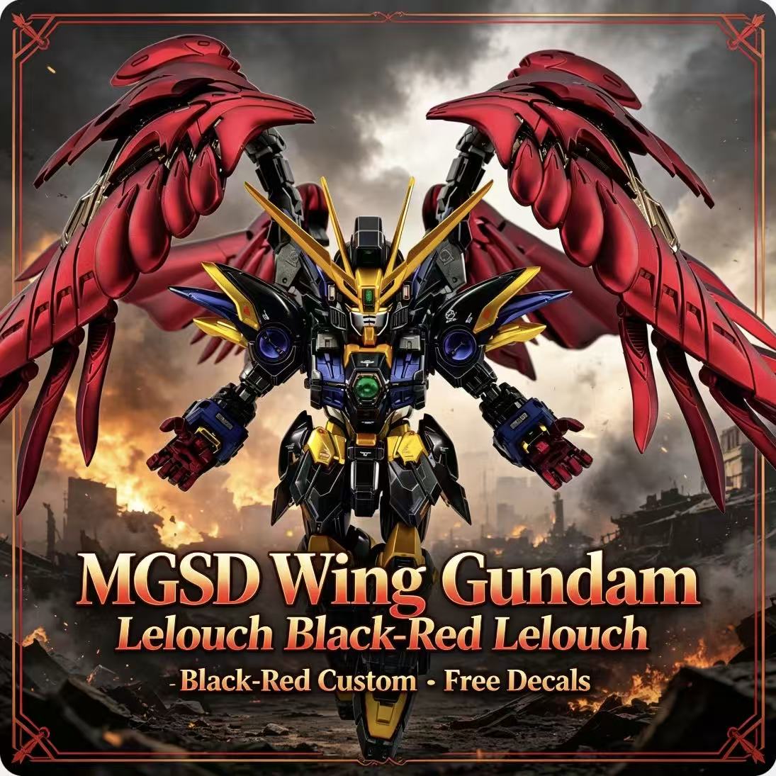 Model Kit Code Geass - MGSD Wing Lelouch - Kit Modello