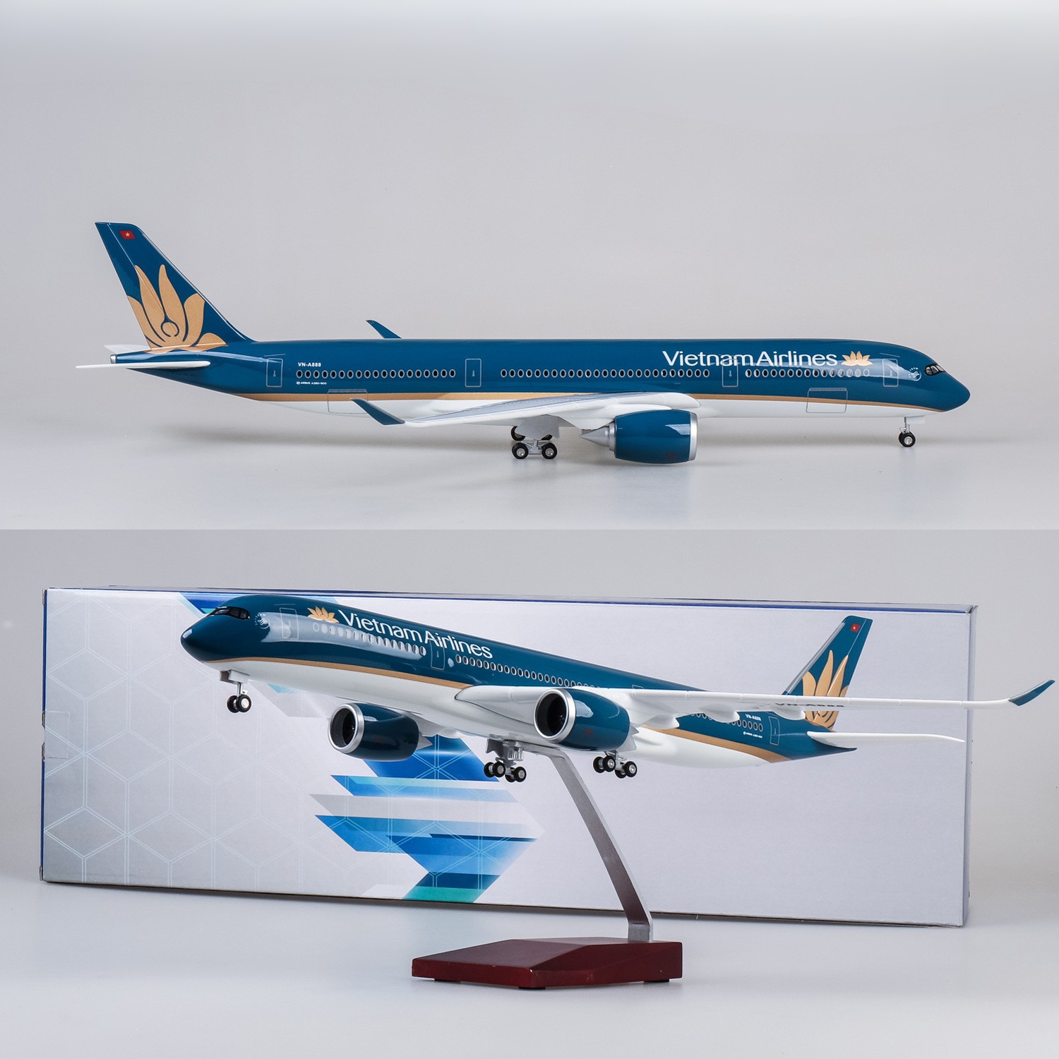 Model Kit Airplane - Modellino di Aereo Vietnam A350 in