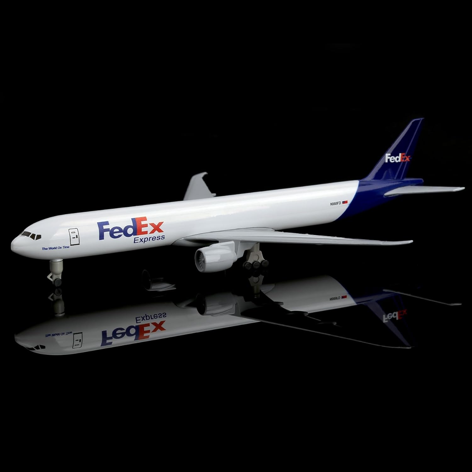 Model Kit Airplane - Modellino di aereo Fedex B777 da