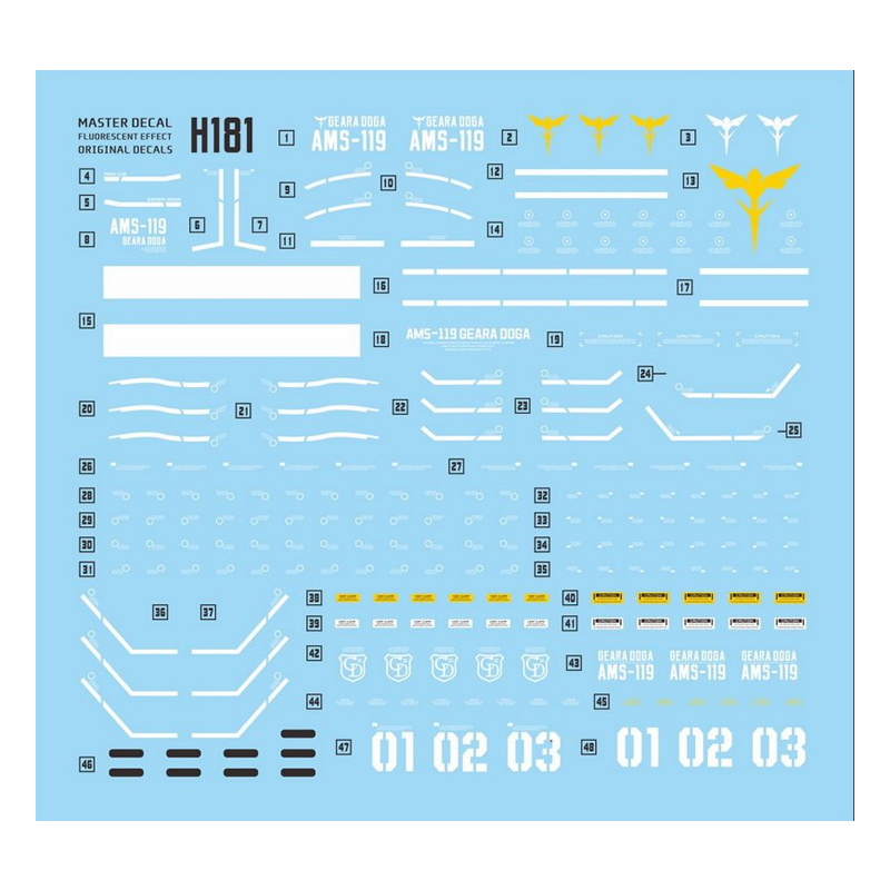 Master Waterslide Decal H181 F - Model Kit Jms recensione e prezzo